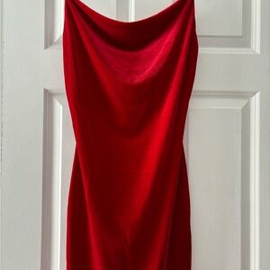 Red homecoming mini dress. Pet free, smoke free.